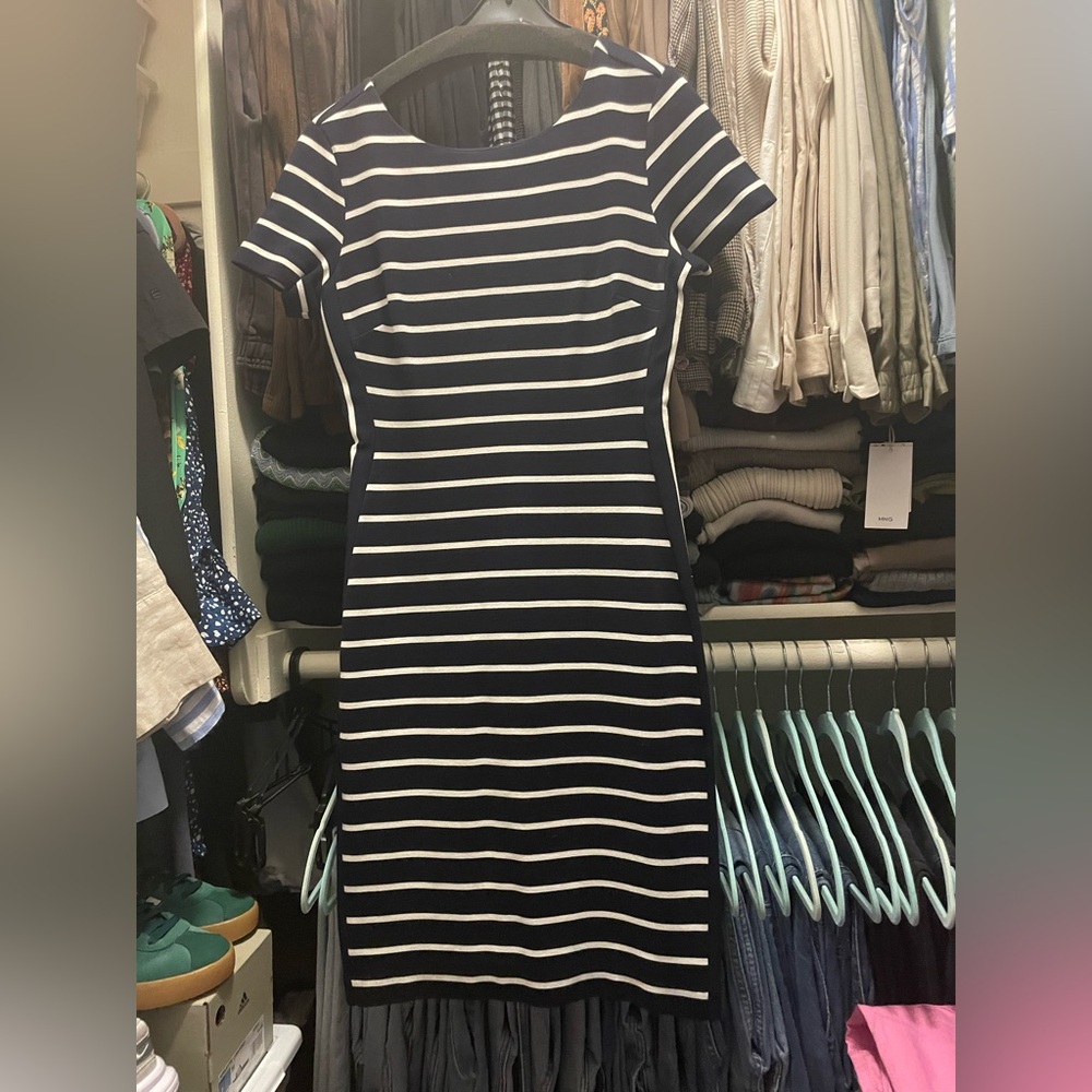 Navy Sheath Dress